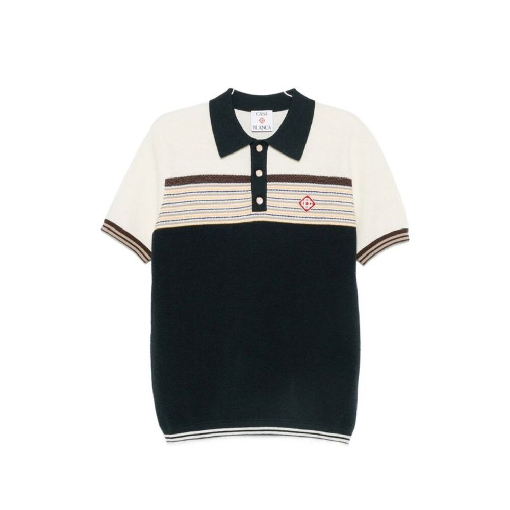 Casablanca Blue Polo Shirts Men
